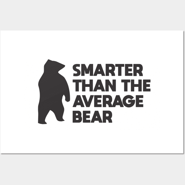 Smarter than the Average Bear Wall Art by Dale Preston Design